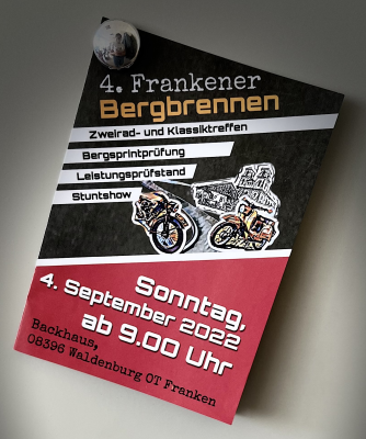 4. Frankener Bergbrennen - 04. September 2022  - 