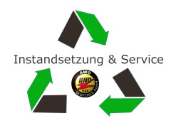 Service Radnabe - Sandstrahlen