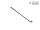 Speiche Vorderrad / Hinterrad M4 (L=154,00mm) (80°) (Kleeblatt) Außenspeiche schwarz-chrom AWO Sport