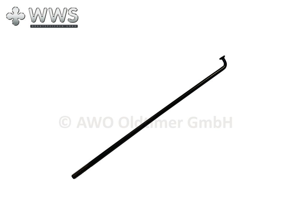 Speiche Raster Speiche M4 (L=154mm) Innenspeiche (95°) schwarz-chrom AWO Sport