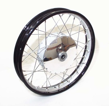 Laufrad hinten Stahlfelge (Alu-Trommel) original AWO Sport