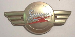 Simson-Emblemschwinge links AWO Touren