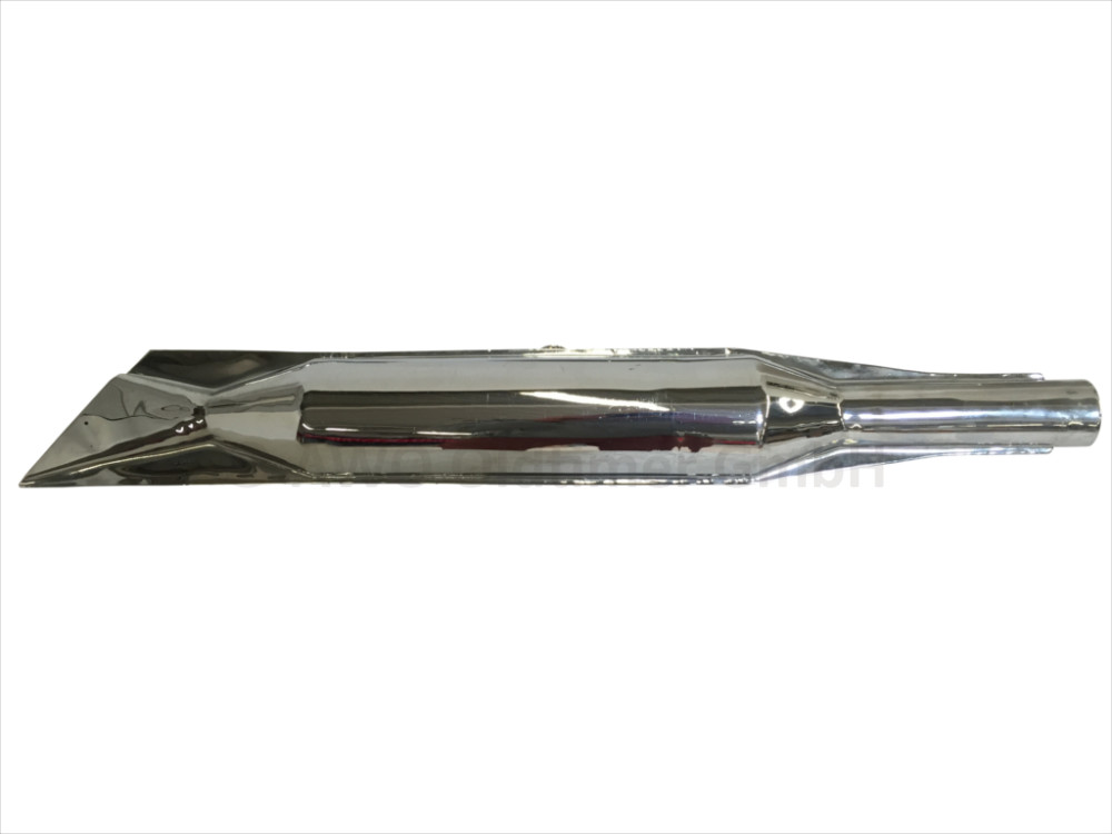 Auspuff Passend Für Jawa 250/350 Fischschwanz – Komplettset Links Und Rechts, Länge 115,5 Mm