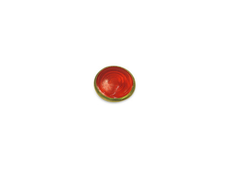 Kontrollglas HEL. (D=16,00mm) rot (Messing Fassung) AWO Touren, Sport