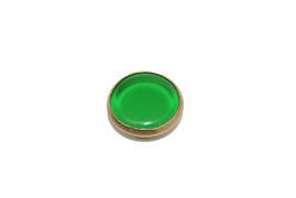 Kontrollglas HEL. (D=16,00mm) grün (Messing Fassung)