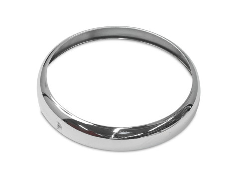 Scheinwerferring / Lampenring Scheinwerfer (160mm/176mm) neue Ausführung (mit Bohrung) chrom AWO Touren, Sport