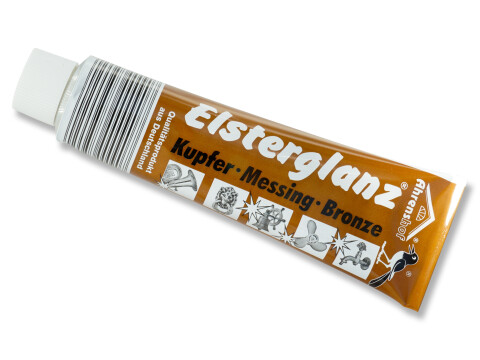 Elsterglanz Paste gold "Kupfer, Messing, Bronze - Polierpaste" (150ml)