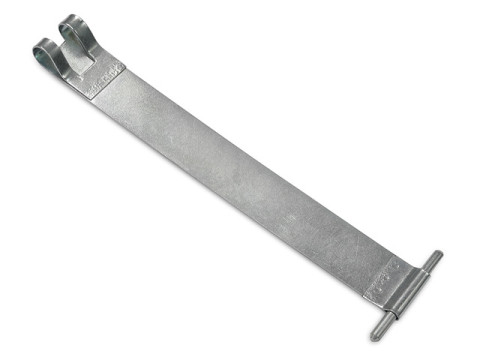 Halter mit Spannbandhälfte Batterie (vorn) verzinkt AWO Touren