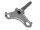 Gabelführung - Unterer Klemmkopf für Telegabel mit Führungsrohr D=35,00mm Steuerrohr M30x1,5 (silber) MZ TS125, TS150
