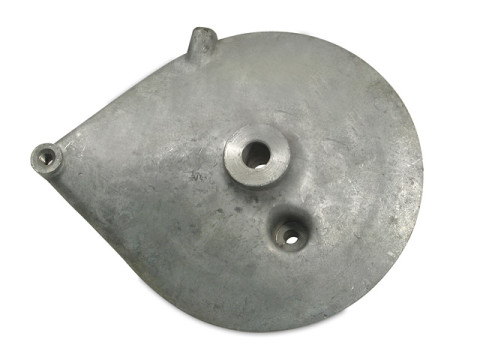 Bremsschild hinten (Gegenhalter) mit Bremslichtkontakt MZ ES125, ES150, ETS125, ETS150, TS125, TS150