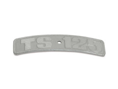 Plakette / Emblem / Schriftzug Aluminium MZ TS125