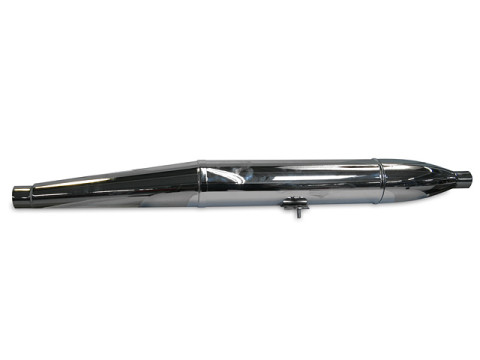 Auspuff Zigarre D=40,00mm, L=930,00mm, dreiteilig, zerlegbar, chrom MZ ES175/0, ES250/0