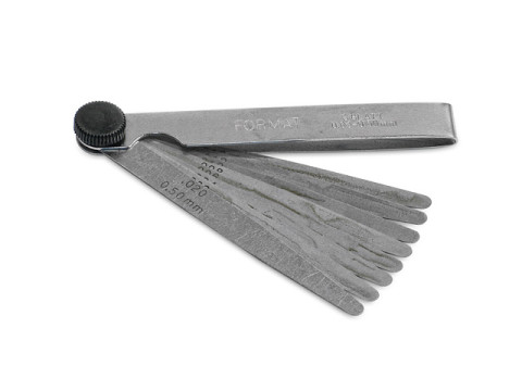 Werkzeug - Abstandslehre / Fühllehre (0,05 bis 0,50mm) (8 Blatt)