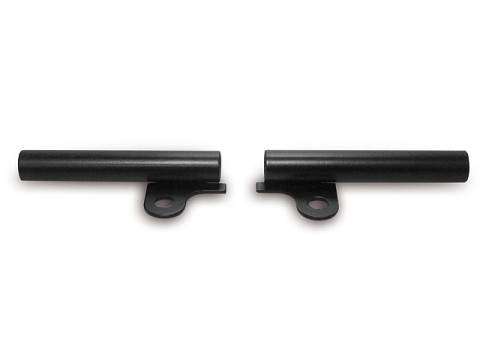 Blinkerträger vorn (schwarz) im Satz für eckige Blinker D=15,00mm MZ ETZ125, ETZ150, ETZ250, ETZ251, ETZ301
