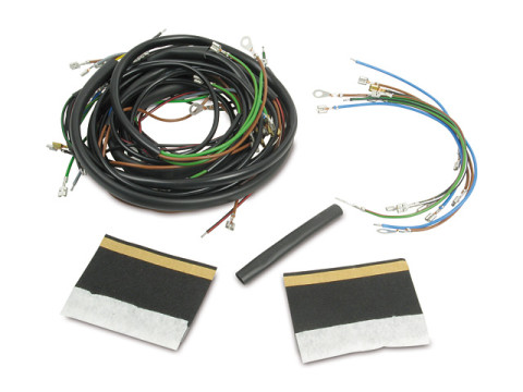 Kabelbaum (mit Schaltplan) (mit Kabelschuh)  MZ ES175, ES175/1, ES250, ES250/1, ES300