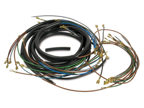 Kabelbaum (mit Schaltplan, mit Kabelschuh) MZ ES125, ES150