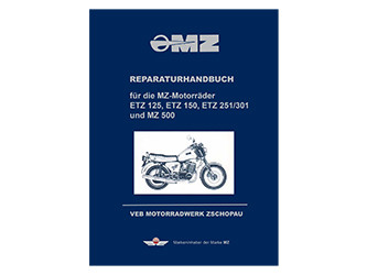 Reparaturhandbuch (blau) MZ ETZ125, ETZ150, ETZ251, ETZ301, MZ500