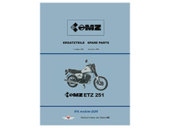 Ersatzteilkatalog MZ ETZ251 (1. Auflage 1989)