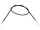 Gaszug schwarz (860,00 x 800,00 x 60,00mm) MZ RT125/1, RT125/2 (ab Fahrgestell-Nr. 7512604)