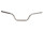 Lenker (mittel-hoch) chrom (mit Bohrung für Kaltstarthebel) MZ ETS125/1, ETS150/1, ETS250 Trophy Sport, TS125, TS150, TS250, TS250/1