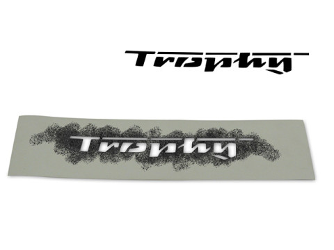 Schriftzug "Trophy" Schablonierfolie MZ ES125, ES150