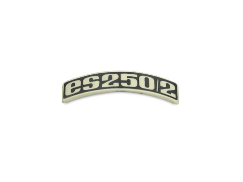 Plakette / Emblem / Schriftzug Kunststoff MZ ES250/2