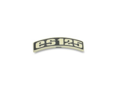 Plakette / Emblem / Schriftzug Kunststoff MZ ES125