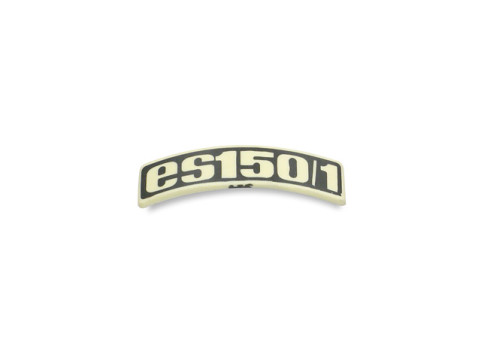 Plakette / Emblem / Schriftzug Kunststoff MZ ES150/1