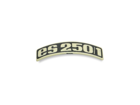Plakette / Emblem / Schriftzug Kunststoff MZ ES250/1