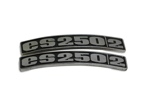 Plakette / Emblem / Schriftzug Aluminium MZ ES250/2