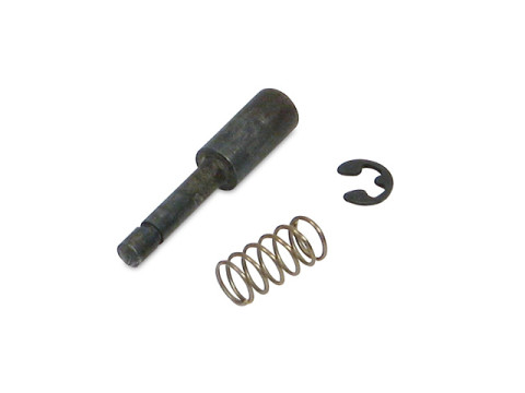 Tupfer mit Feder und Seegerring (für Vergaser mit Flachschieber) MZ RT125/1, RT125/2, RT125/3
