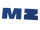 Buchstabe "M" + "Z" blau für Tank MZ ETZ125, ETZ150, ETZ250, ETZ251, ETZ301