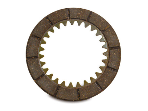 Kupplungsscheibe / Reibscheibe / Innenlamelle mit Reibbelag (einzeln) Maß 3,40mm (+/-0,1mm) alte Stahlkupplung MZ ES175, ES175/1, ES250, ES250/1, ES300, TS250, TS250/1, ETZ250, ETZ251, ETZ301