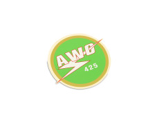 Aufkleber / Emblem "AWO 425" (D=100mm)