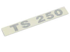 Schriftzug (Folie) "TS 250" schwarz für...