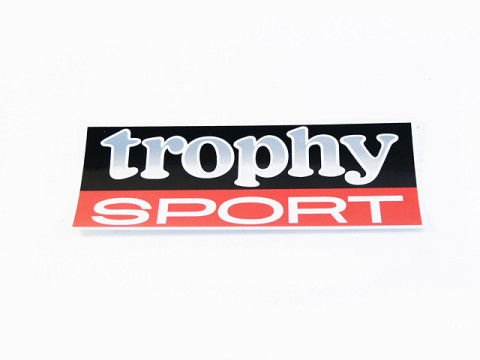 Schriftzug "Trophy Sport" Klebefolie Seitendeckel MZ ETS250