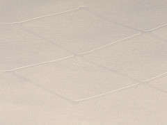 Sitzbankbezug beige mit Originalprägung (neue Ausführung-Blechnasen am Bodenblech) MZ ES175/2, ES250/2, ETS250 Trophy Sport