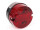 Rücklicht / Bremsschlußkennzeichenleuchte Ø100mm (2 Schrauben) Lichtaustritt rot mit Kennzeichenbeleuchtung (E-Prüfzeichen) MZ TS125, TS150, TS250, ETZ125, ETZ150, ETZ250, ETZ251, ETZ301