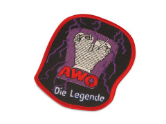 Patch violett/rot "AWO Legende"
