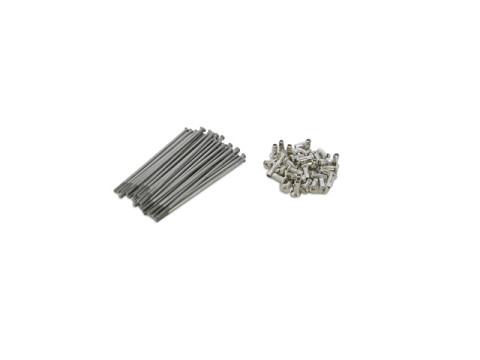 Satz - Speichen M4 (L=163,00mm) Edelstahl (36 Speichen + Nippel) MZ ETZ125, ETZ150, ETZ250