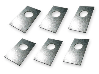Satz - Sicherungsbleche (6 teilig) MZ BK350