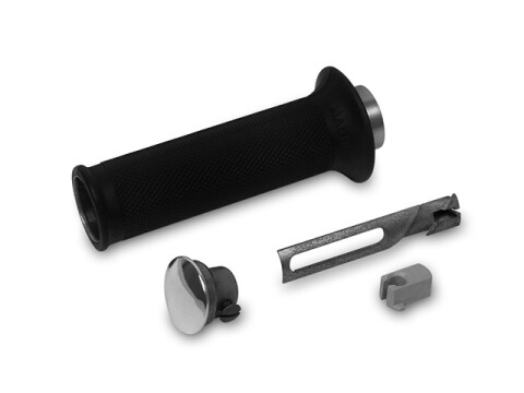 Gasdrehgriff Magura komplett (ohne Bund) schwarz – AWO – 22 mm Lenker