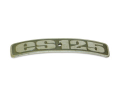 Plakette / Emblem / Schriftzug Aluminium MZ ES125