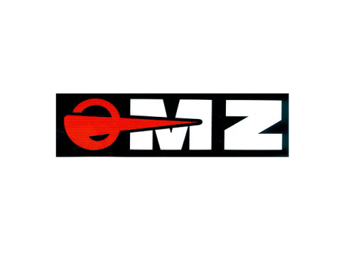 Schriftzug (Folie) "MZ Logo" schwarz Größe 134,00 x 41,00mm