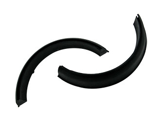 Satz - Zwischenstücke für Lampenmaske / Knieblech (Gummi) (2 teilig) IWL TR150 Troll