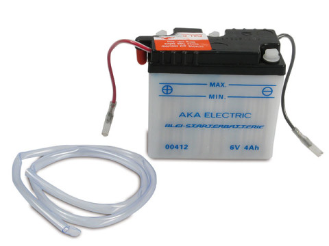 Batterie 6V 4,0Ah (AKA Electric) ohne Säurepack