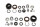 Reparatursatz für Telegabel (20 teilig) Führungsrohr Ø35mm MZ TS125, TS150, TS250, TS250/1, ETZ125, ETZ150, ETZ250, ETZ251, ETZ301