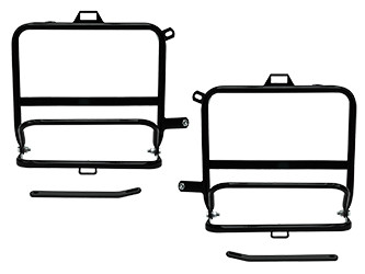 Seitengepäckträger im Satz (rechts / links) schwarz klappbar MZ ETZ125, ETZ150, ETZ251, ETZ301 ab Baujahr 1990