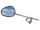 Rückspiegel / Stabspiegel (Befestigungsschelle D=22,00mm) oval IWL Pitty, SR56 Wiesel, SR59 Berliner Roller, TR150 Troll