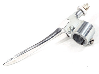 Kupplungsarmatur komplett (Aluminium-Guß) Spitzhebel (mit Stellschraube) MZ BK350